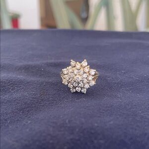 25 Diamond cluster ring
